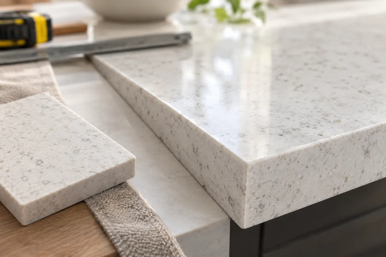 Quartz surface slabs — Garland