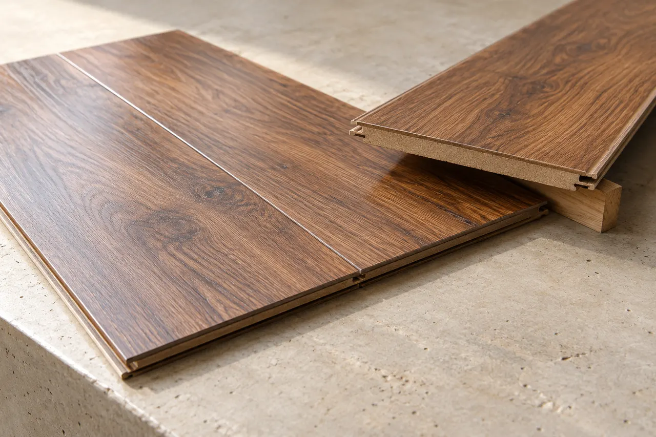 Laminated wood flooring — Garland