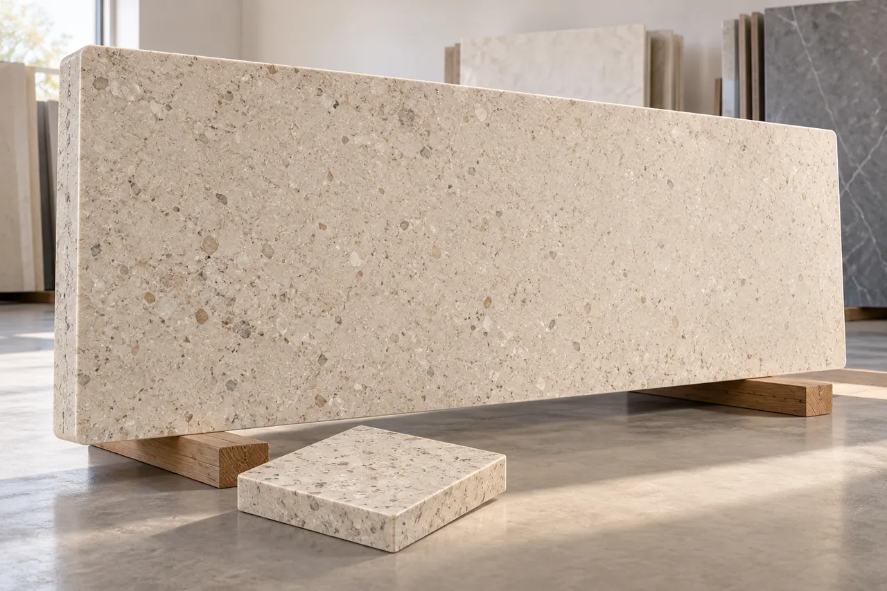 Quartz surface slabs — Garland