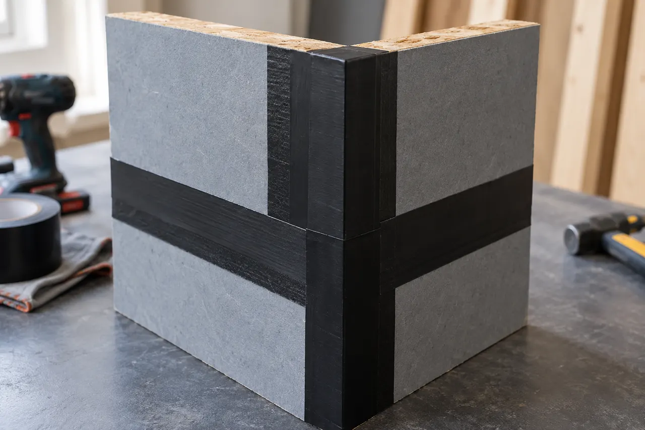 Integrated sheathing and seam treatment — Garland