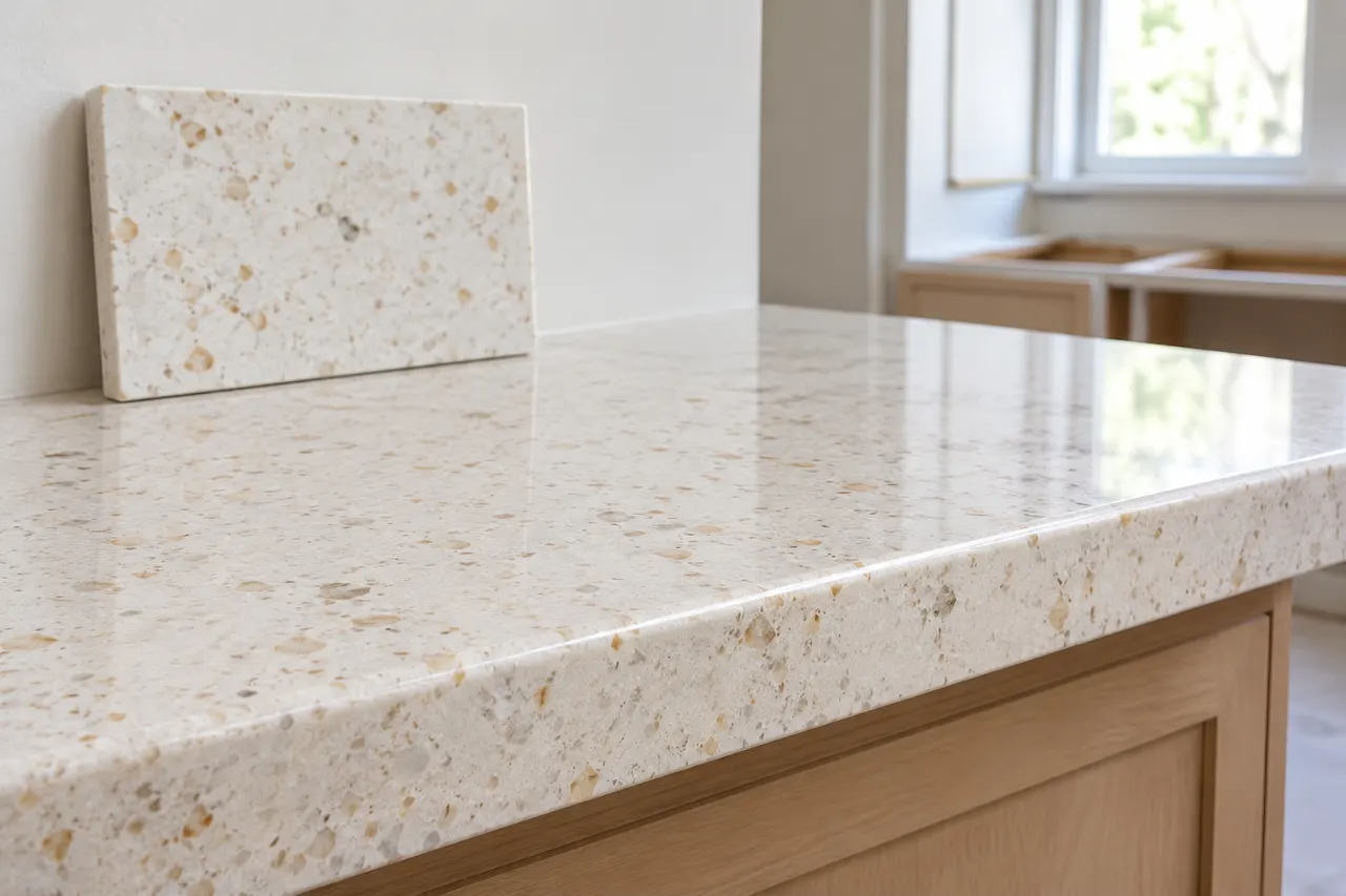 Quartz surface slabs — Glenn Heights