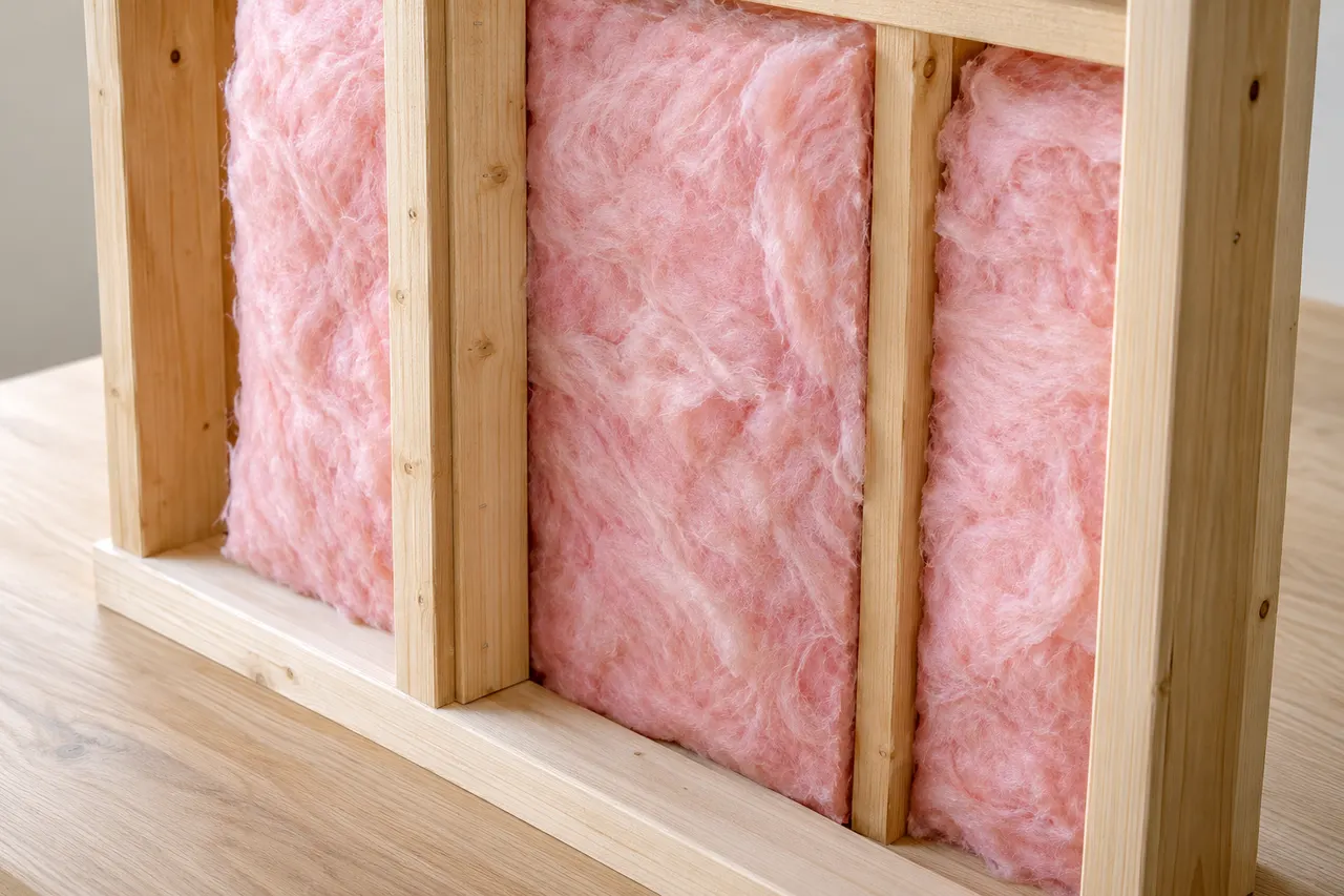 Fiberglass batt insulation — Glenn Heights