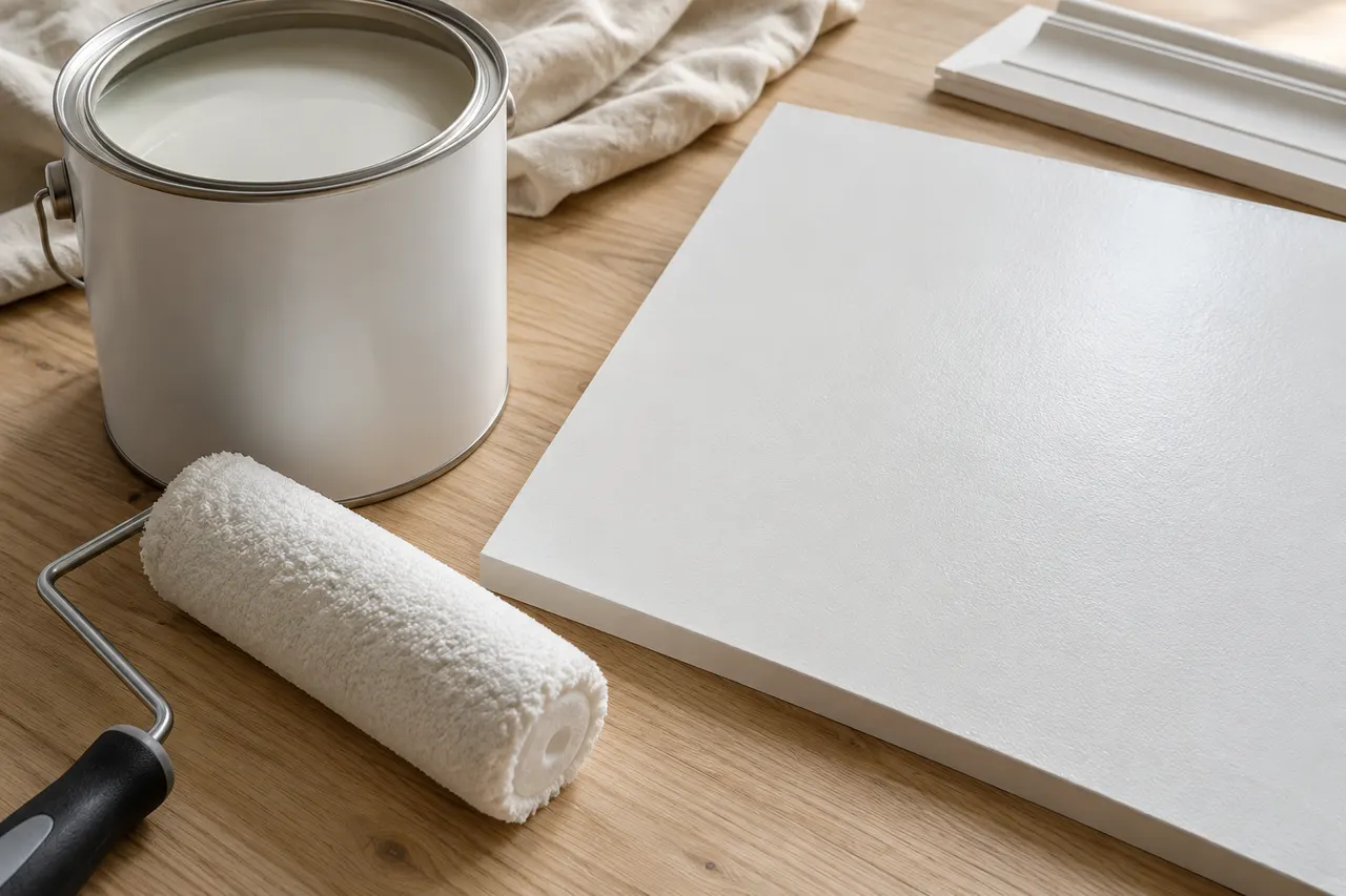 Interior acrylic finish — Glenn Heights