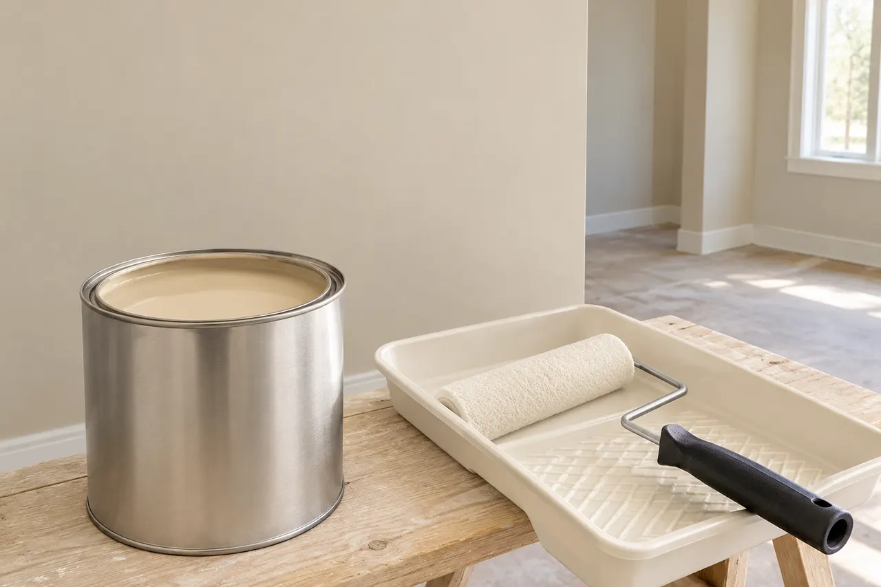 Interior acrylic finish — Glenn Heights