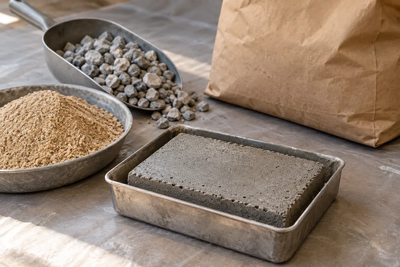 Bagged concrete mix reference — Grand Prairie