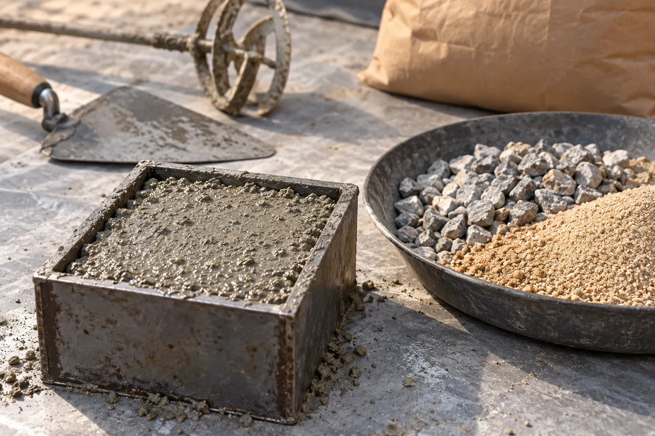 Bagged concrete mix reference — Grand Prairie