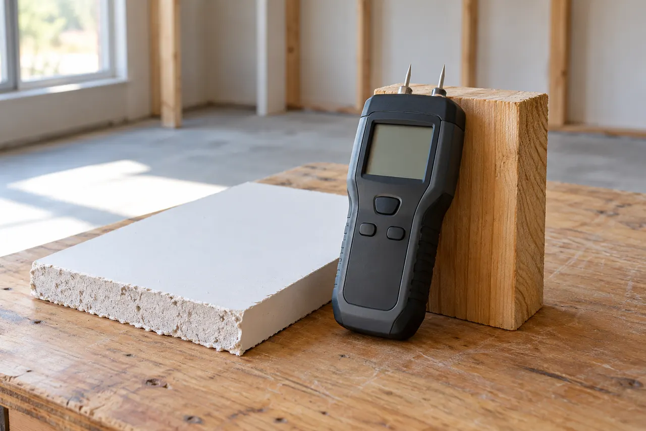 Moisture measurement — Grand Prairie