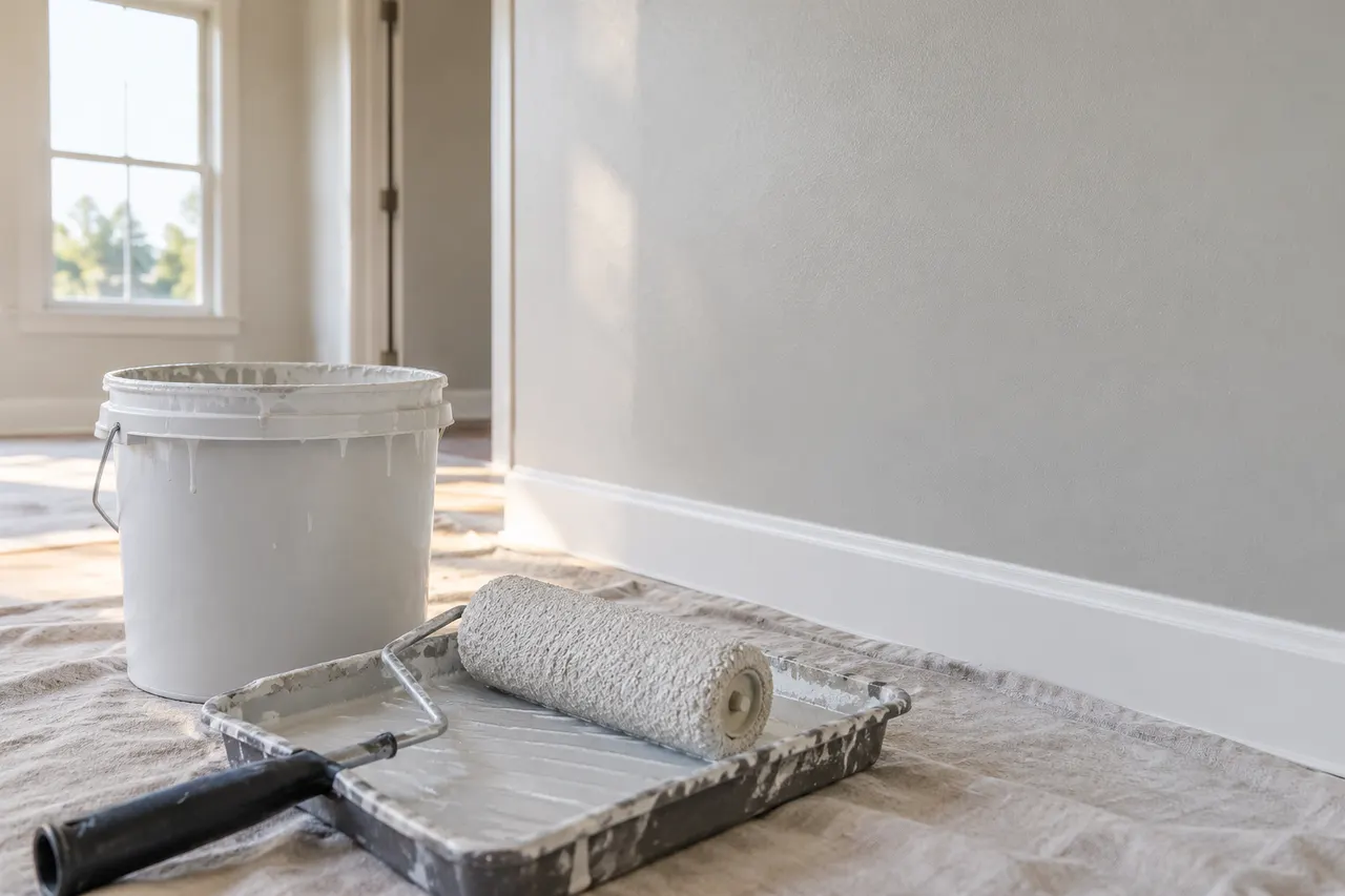 Interior acrylic finish — Grand Prairie