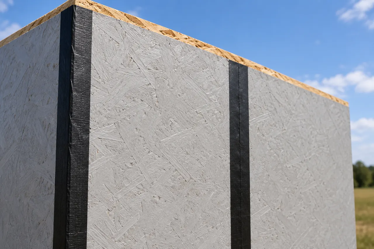 Integrated sheathing and seam treatment — Grand Prairie