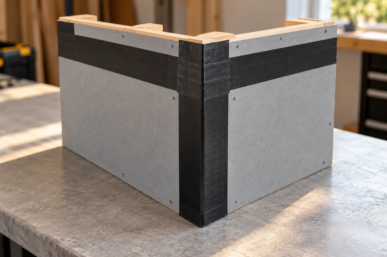 Integrated sheathing and seam treatment — Grand Prairie