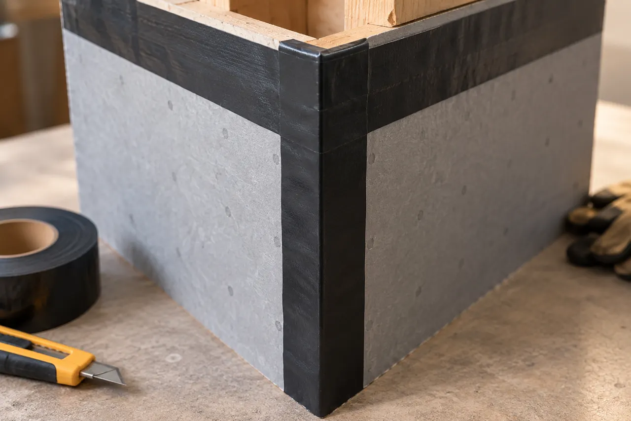 Integrated sheathing and seam treatment — Grand Prairie