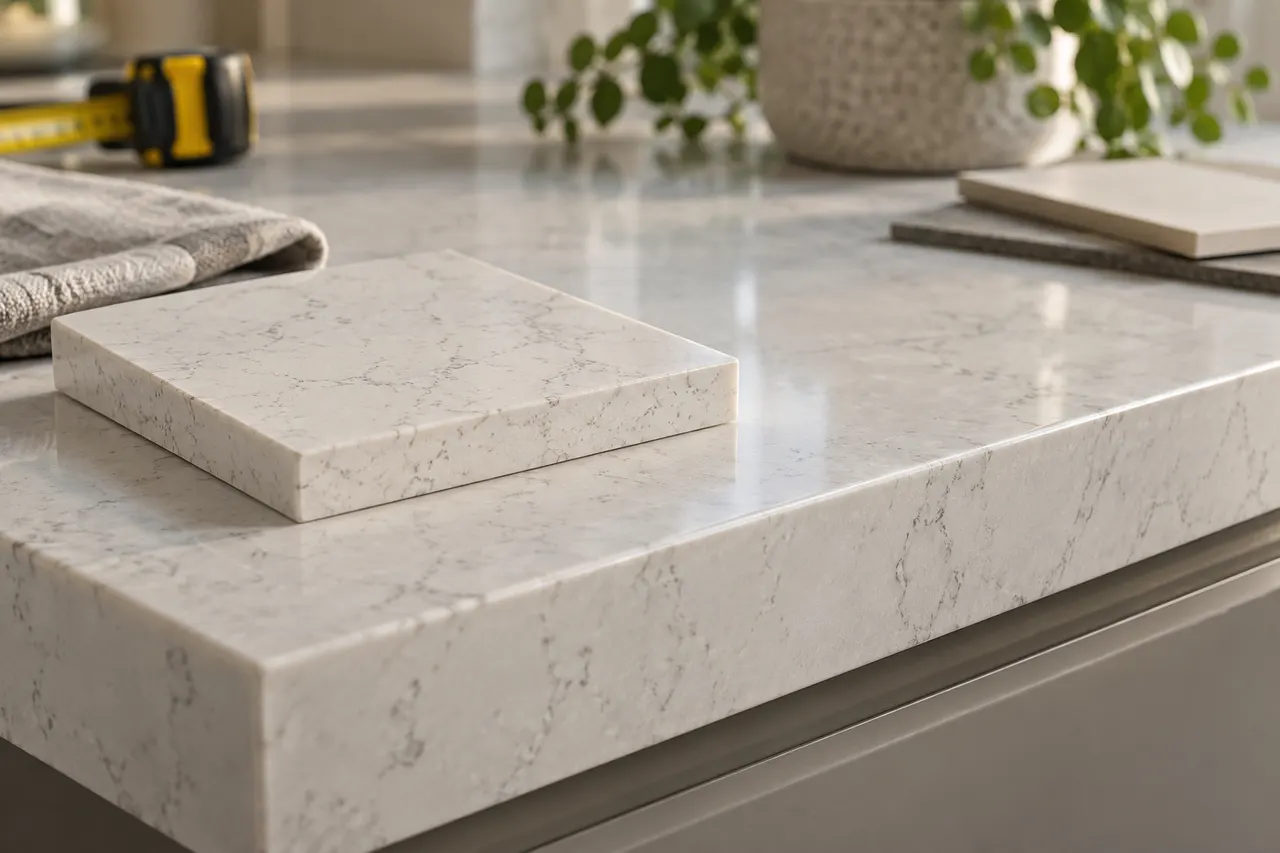 Quartz surface slabs — Grapevine