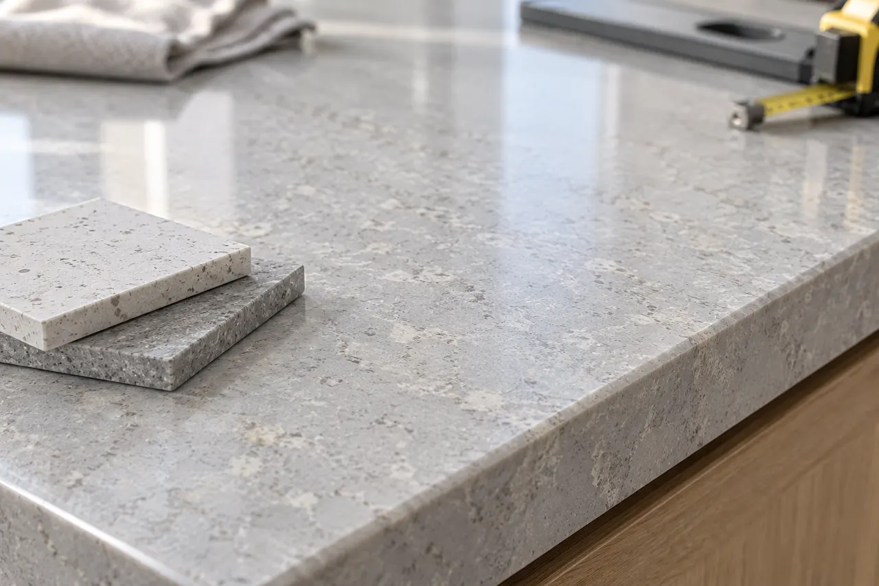 Quartz surface slabs — Grapevine