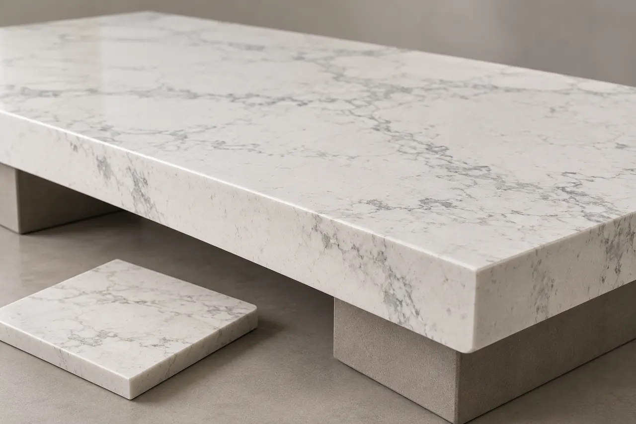 Quartz surface slabs — Grapevine