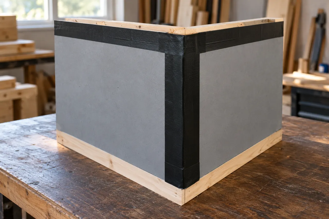 Integrated sheathing and seam treatment — Grapevine