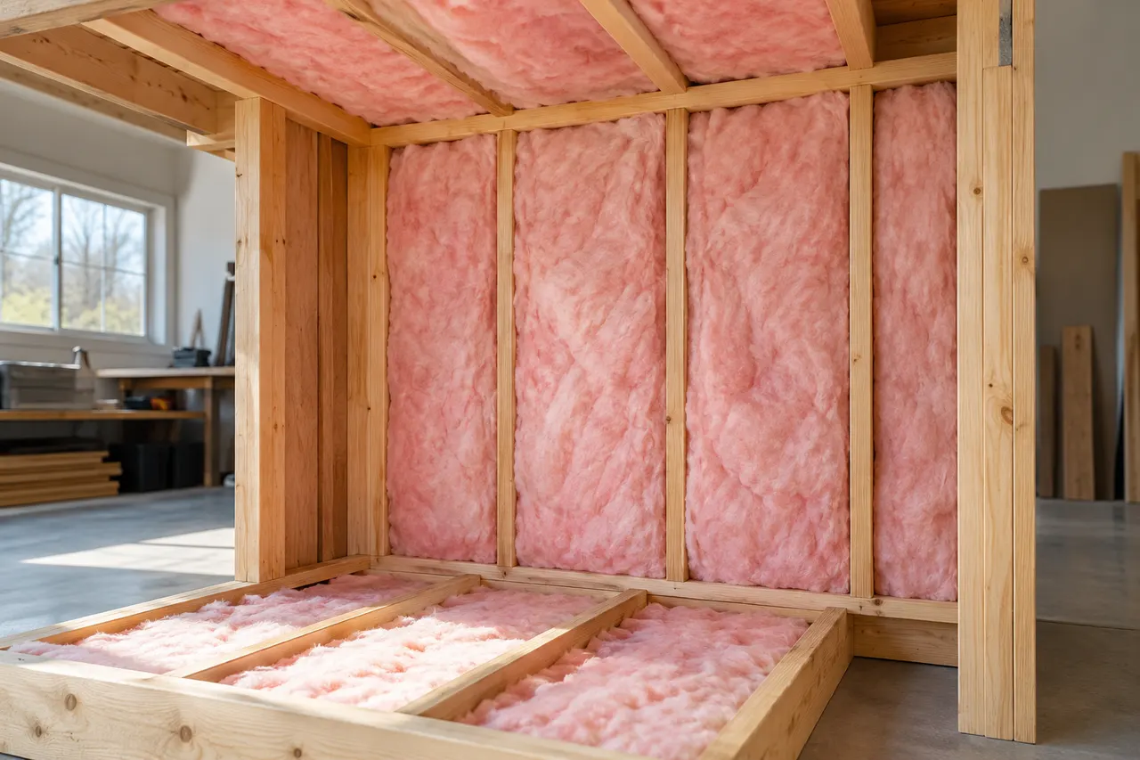 Fiberglass batt insulation — Hurst