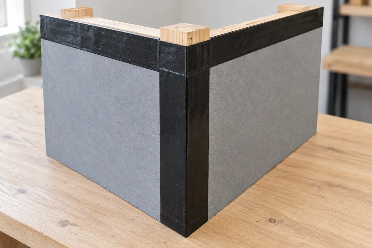 Integrated sheathing and seam treatment — Hurst