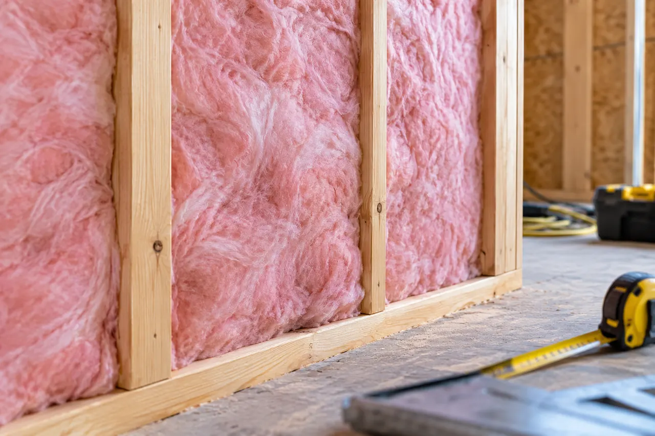 Fiberglass batt insulation — Irving