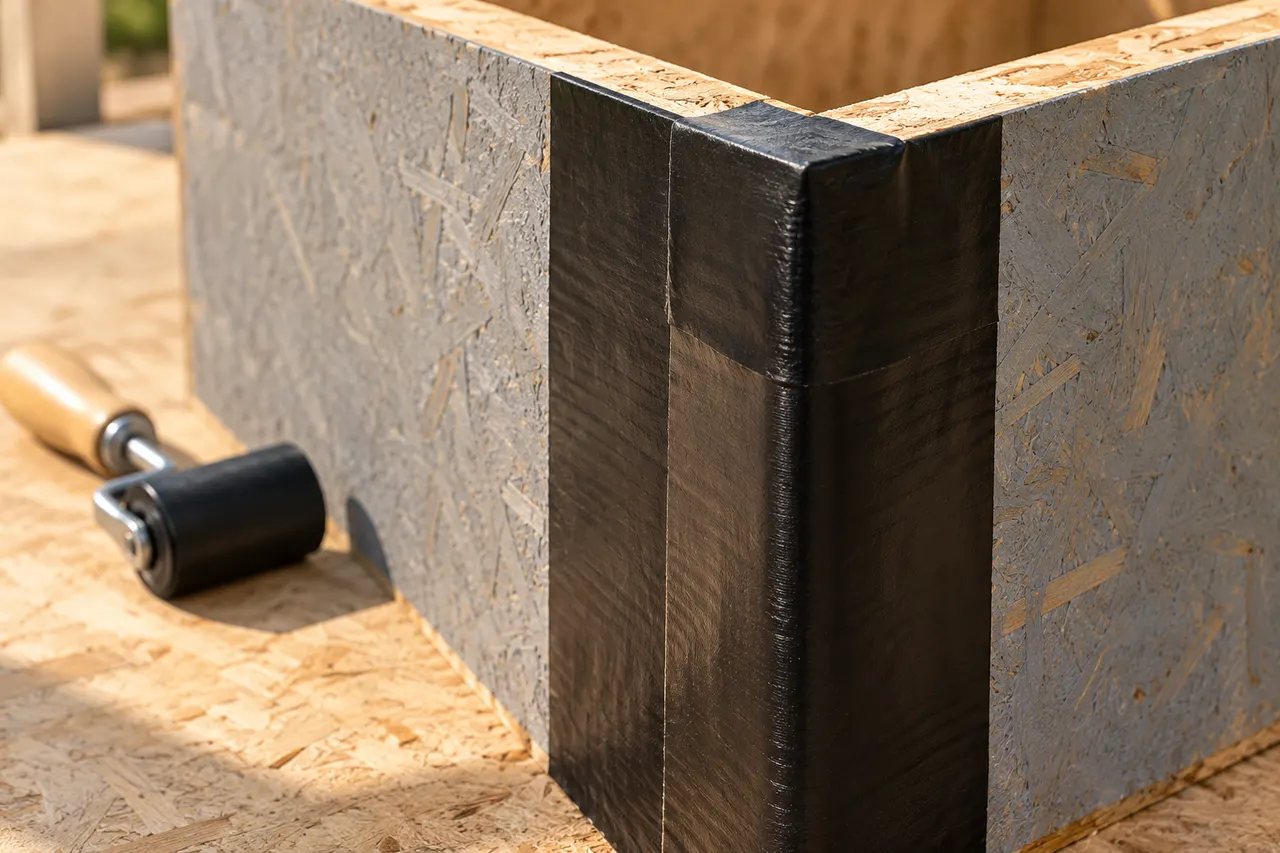 Integrated sheathing and seam treatment — Irving