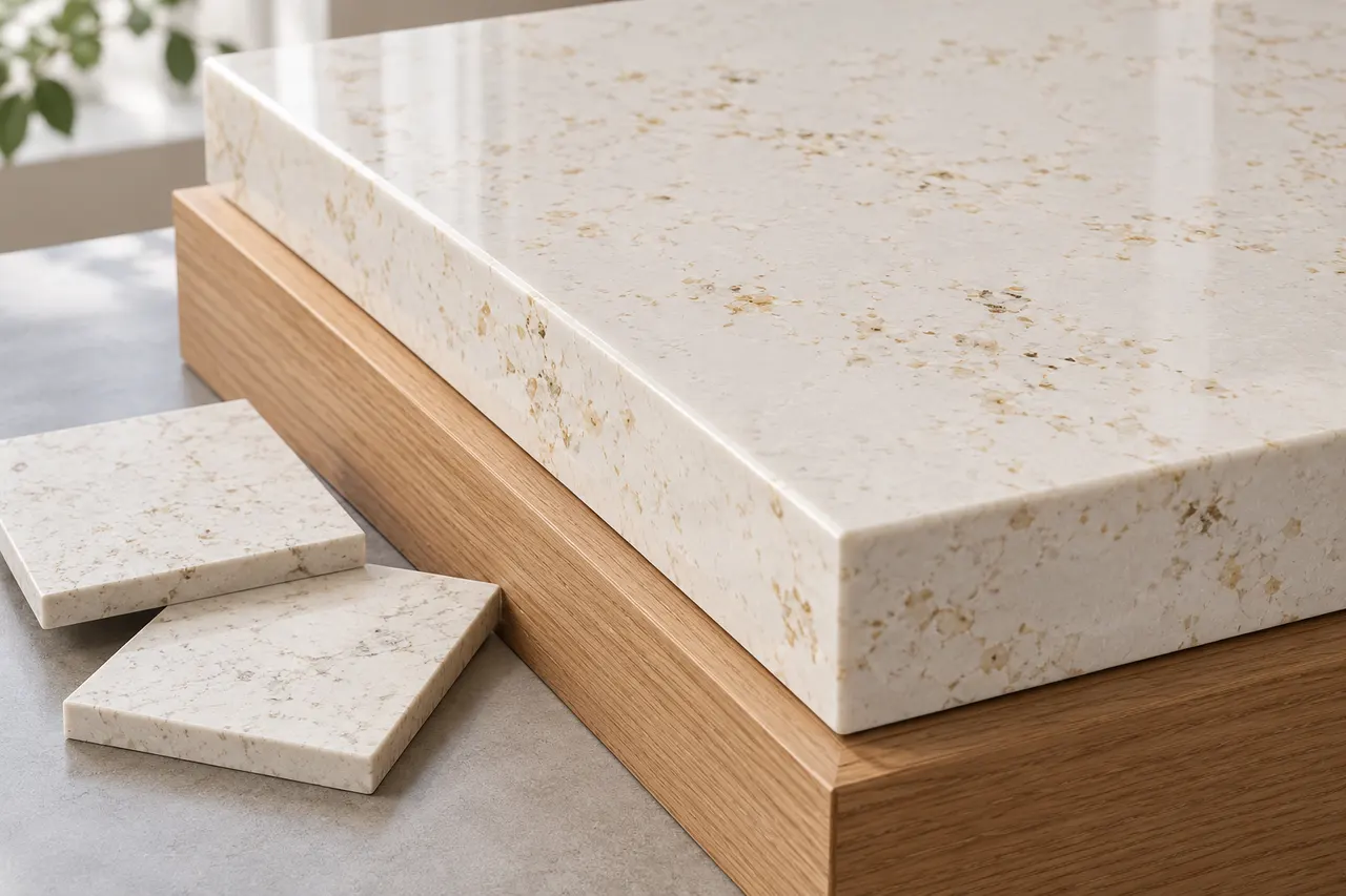 Quartz surface slabs — Irving