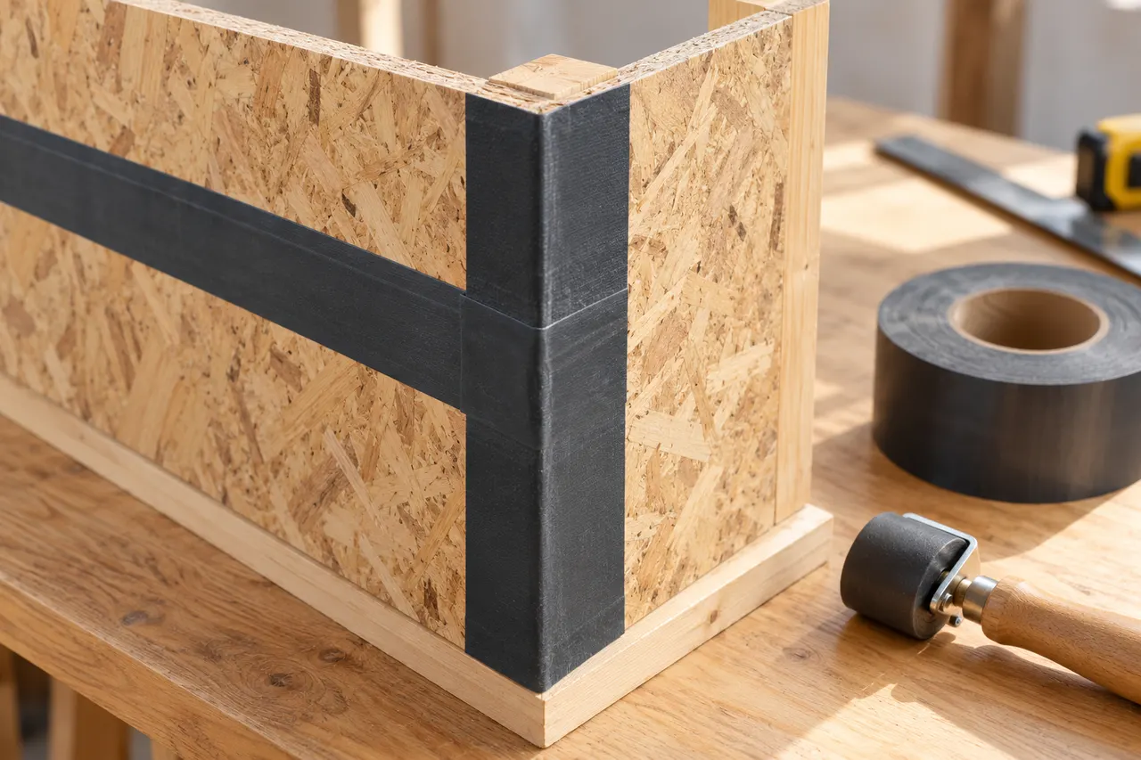 Integrated sheathing and seam treatment — Irving
