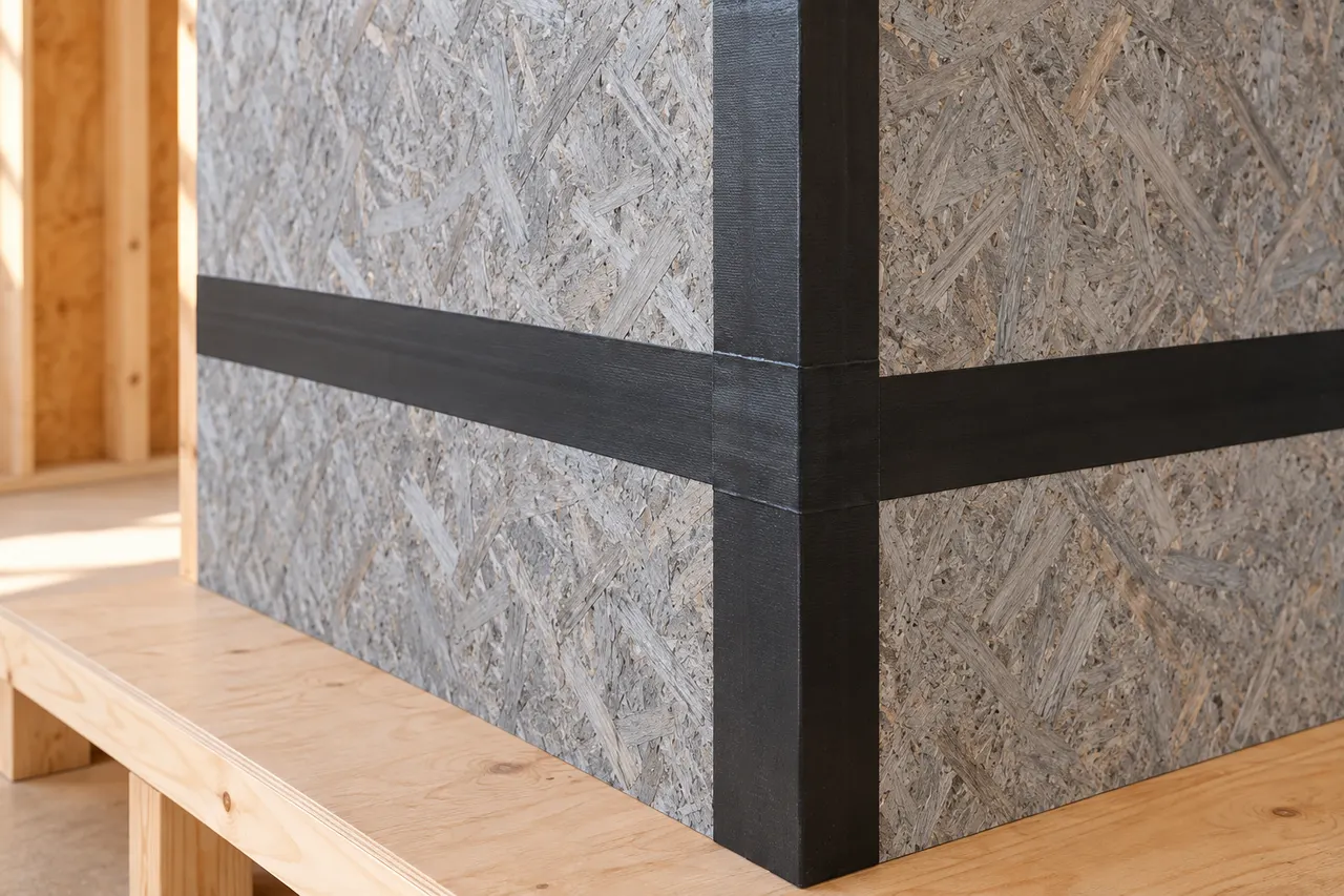 Integrated sheathing and seam treatment — Irving