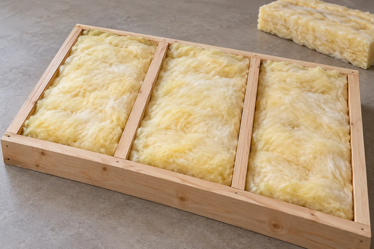 Fiberglass batt insulation — Irving