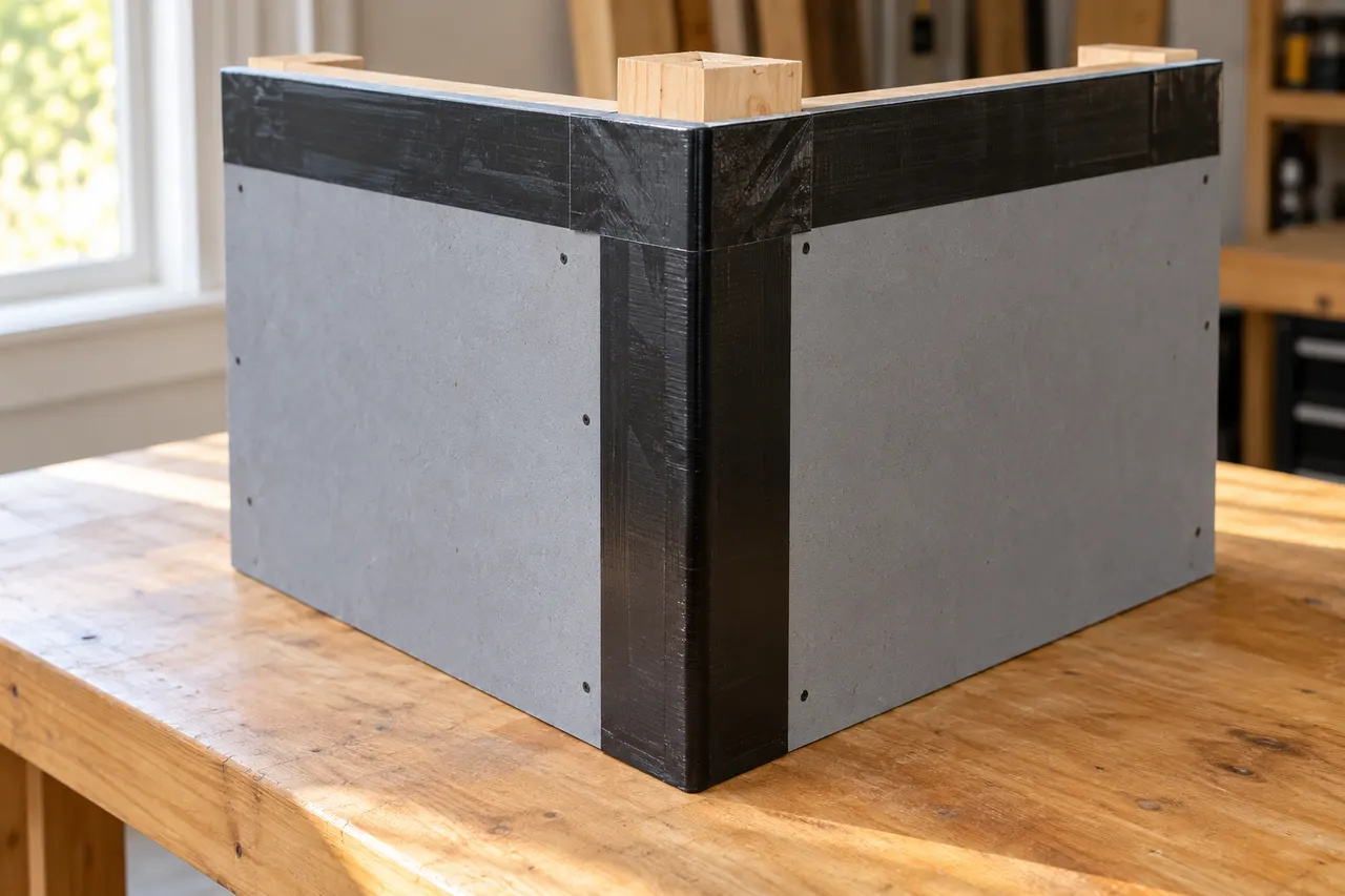 Integrated sheathing and seam treatment — Irving