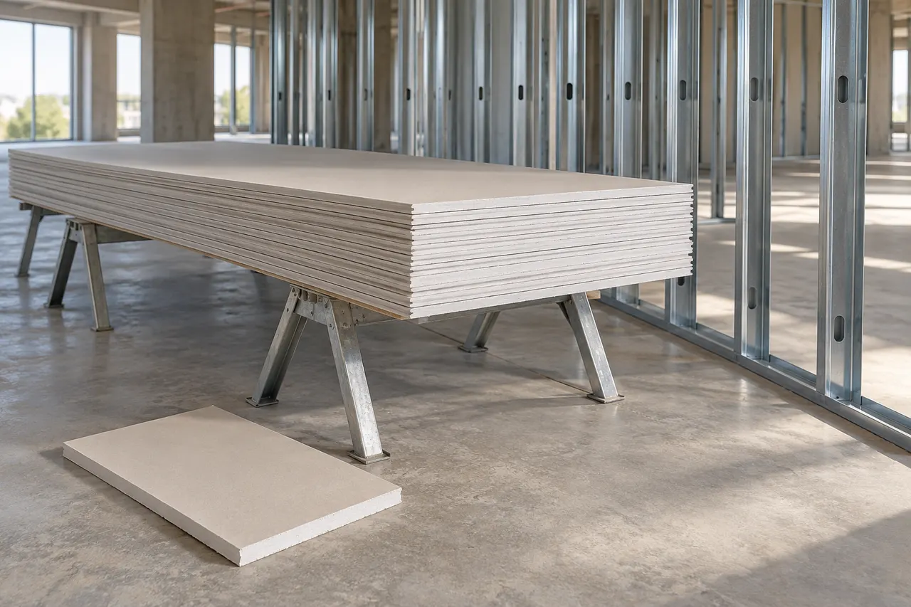 Gypsum wall and ceiling panels — Keller