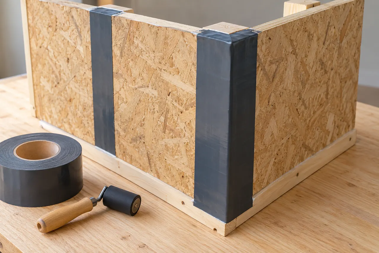 Integrated sheathing and seam treatment — Keller