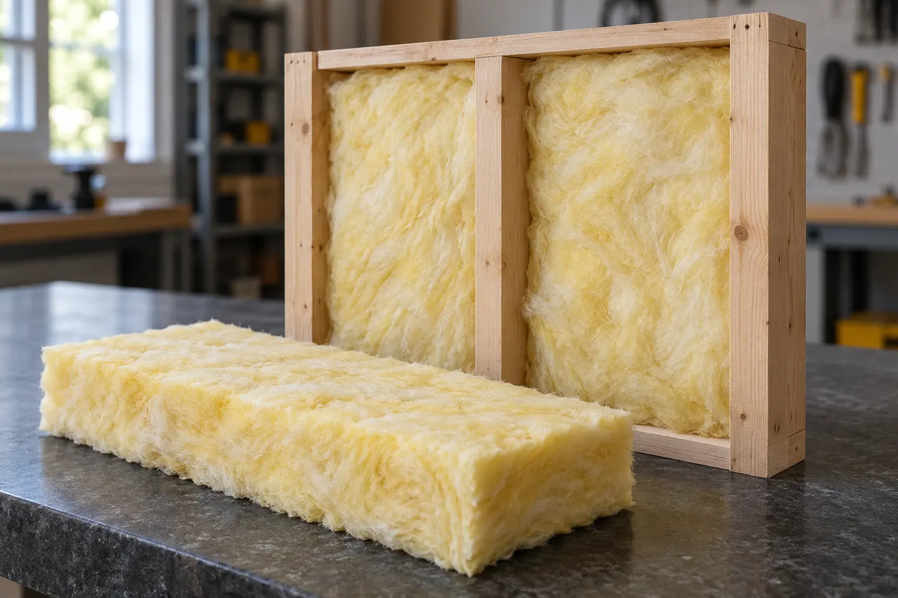 Fiberglass batt insulation — Keller