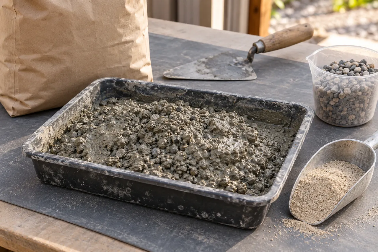 Bagged concrete mix reference — Lancaster