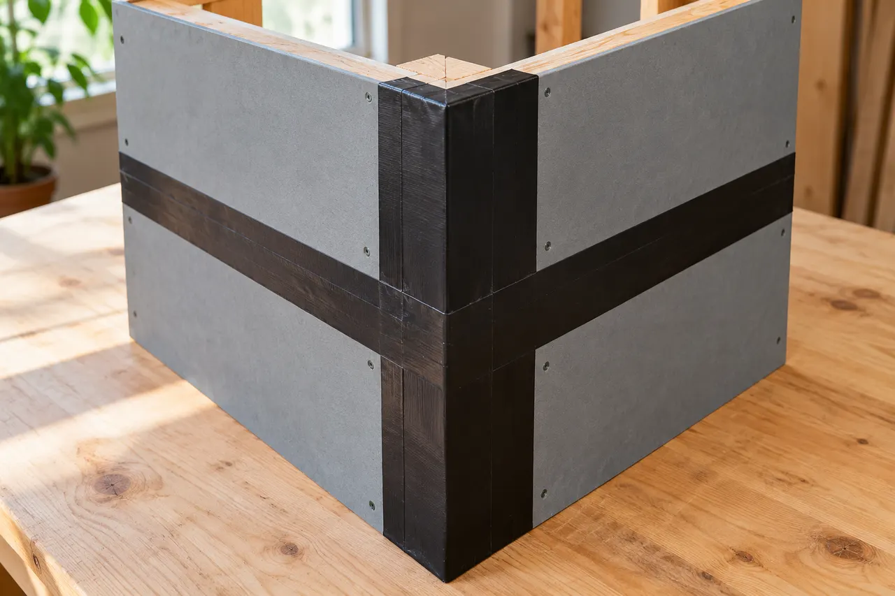 Integrated sheathing and seam treatment — Lancaster