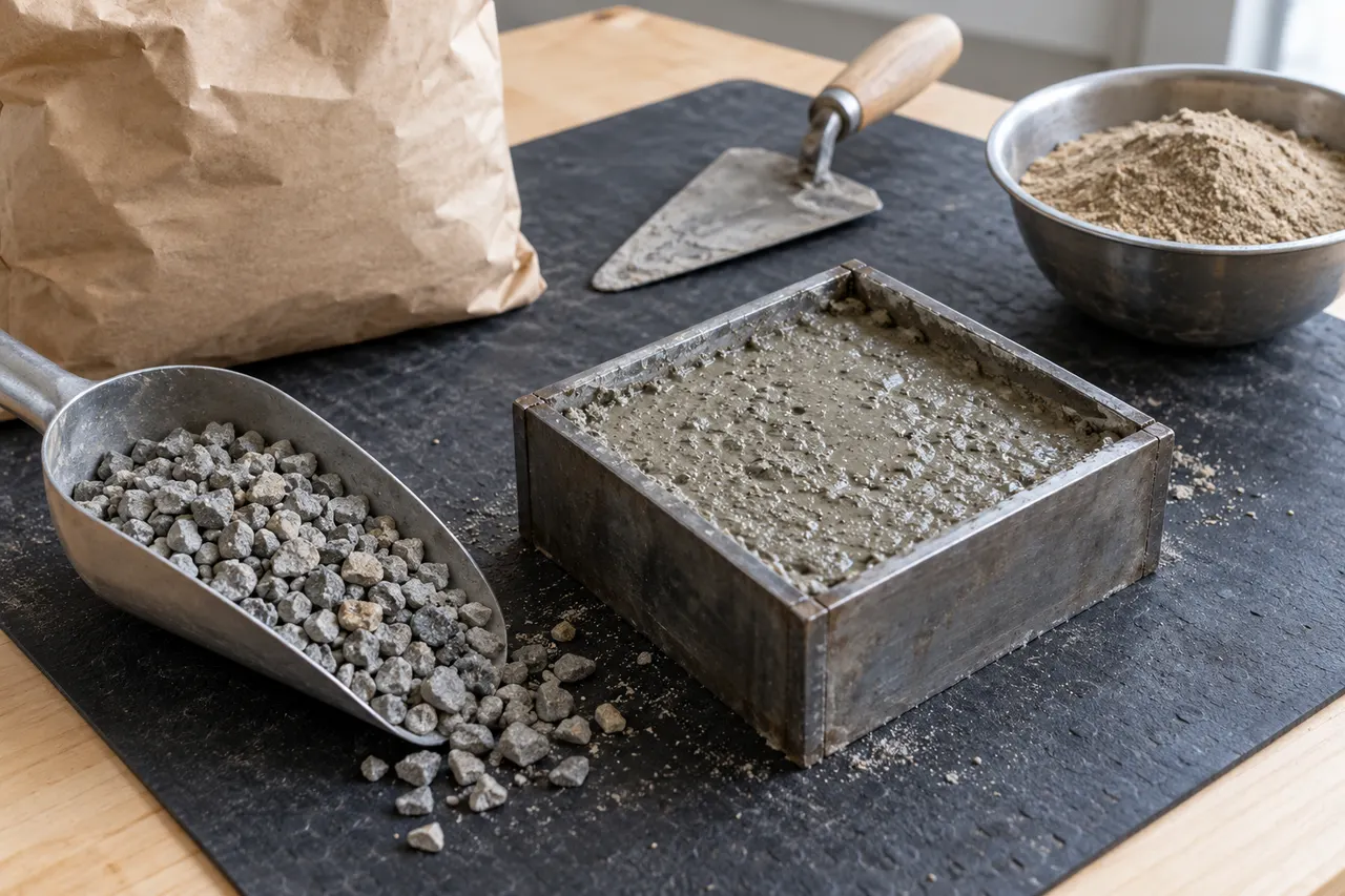 Bagged concrete mix reference — Lewisville