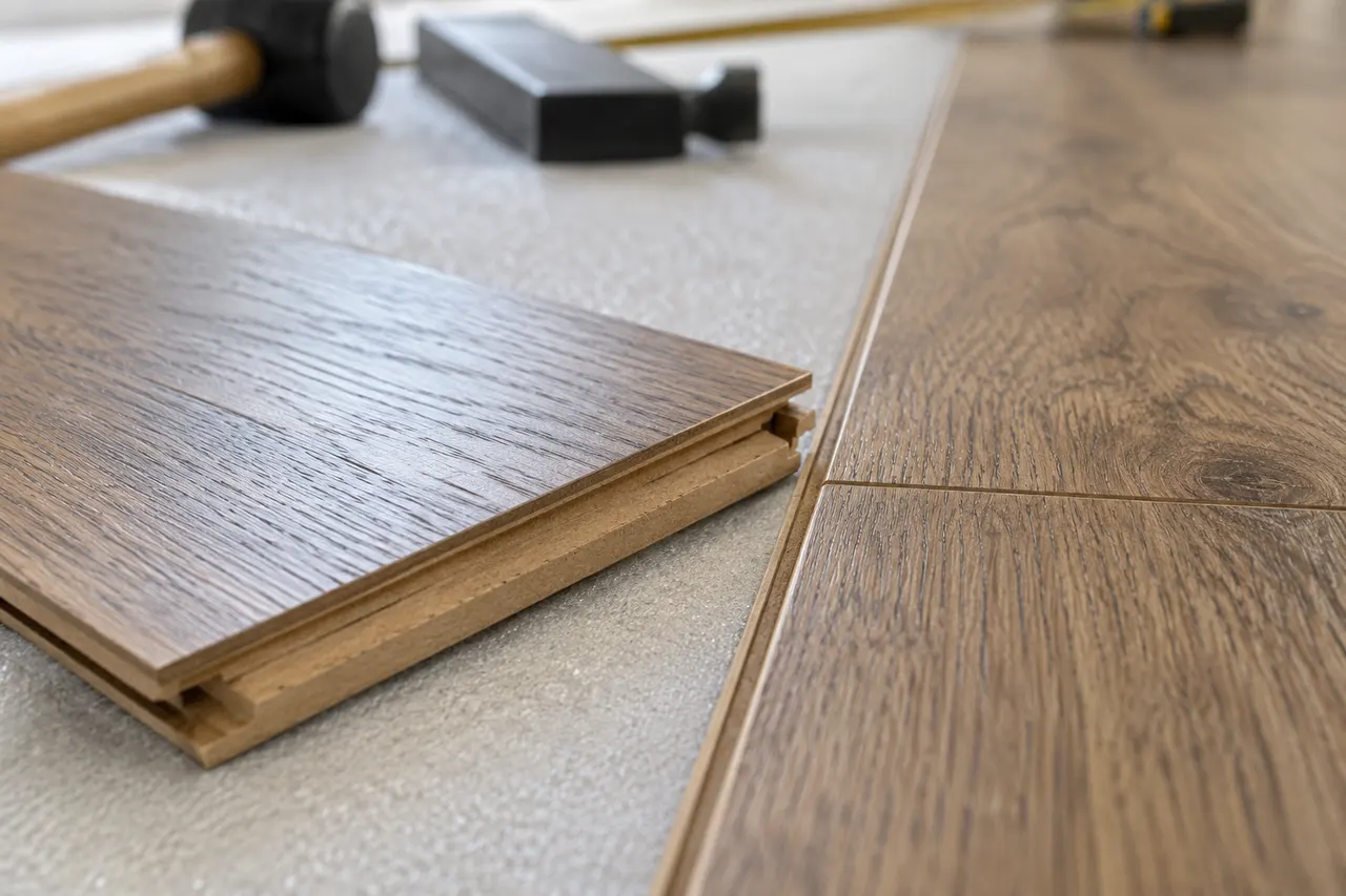 Laminated wood flooring — Mansfield