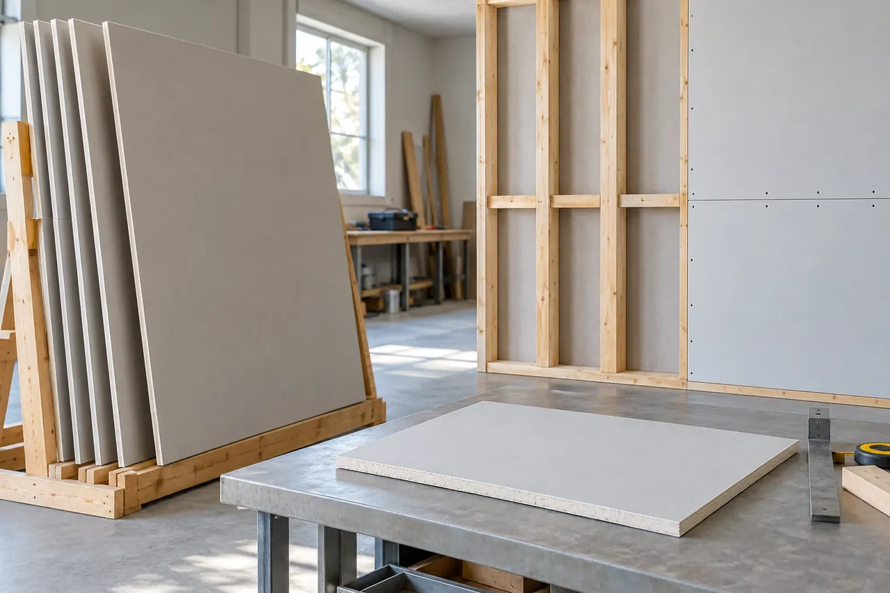 Gypsum wall and ceiling panels — Mansfield