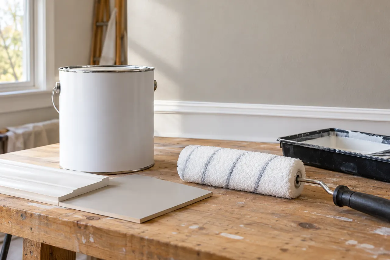 Interior acrylic finish — Mansfield