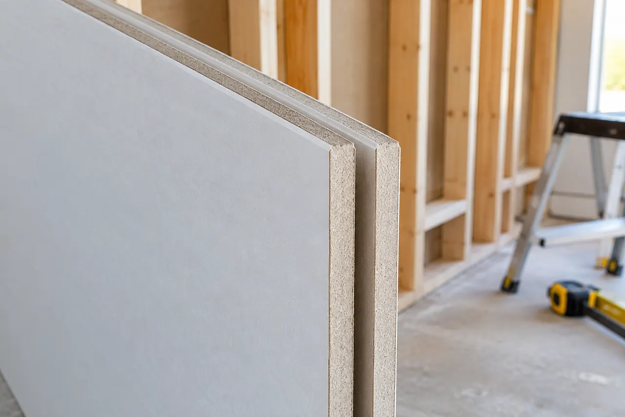 Gypsum wall and ceiling panels — Mansfield