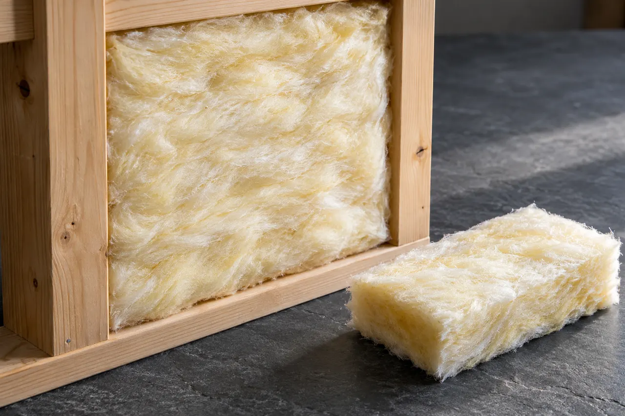 Fiberglass batt insulation — Mansfield