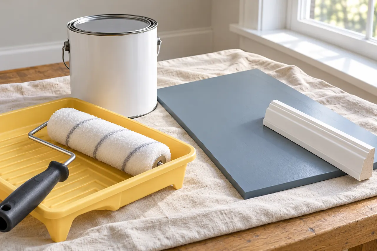 Interior acrylic finish — Mansfield
