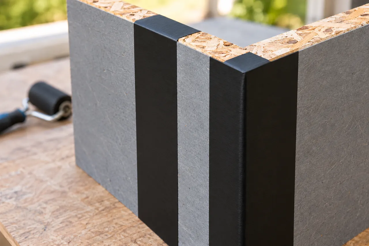 Integrated sheathing and seam treatment — McKinney