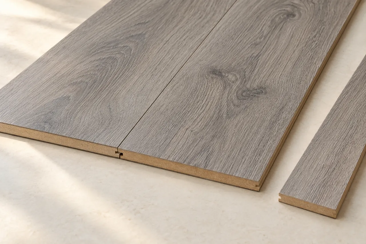Laminated wood flooring — Mesquite