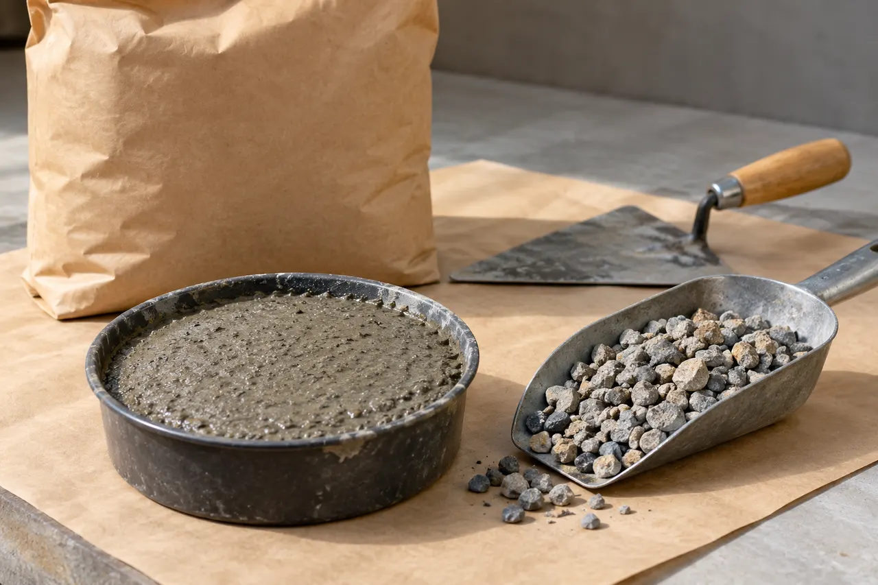 Bagged concrete mix reference — Mesquite