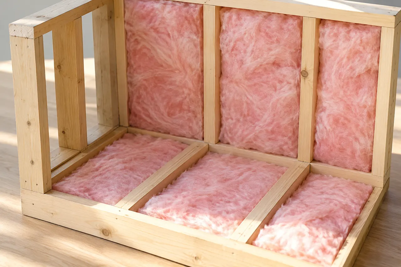 Fiberglass batt insulation — Mesquite