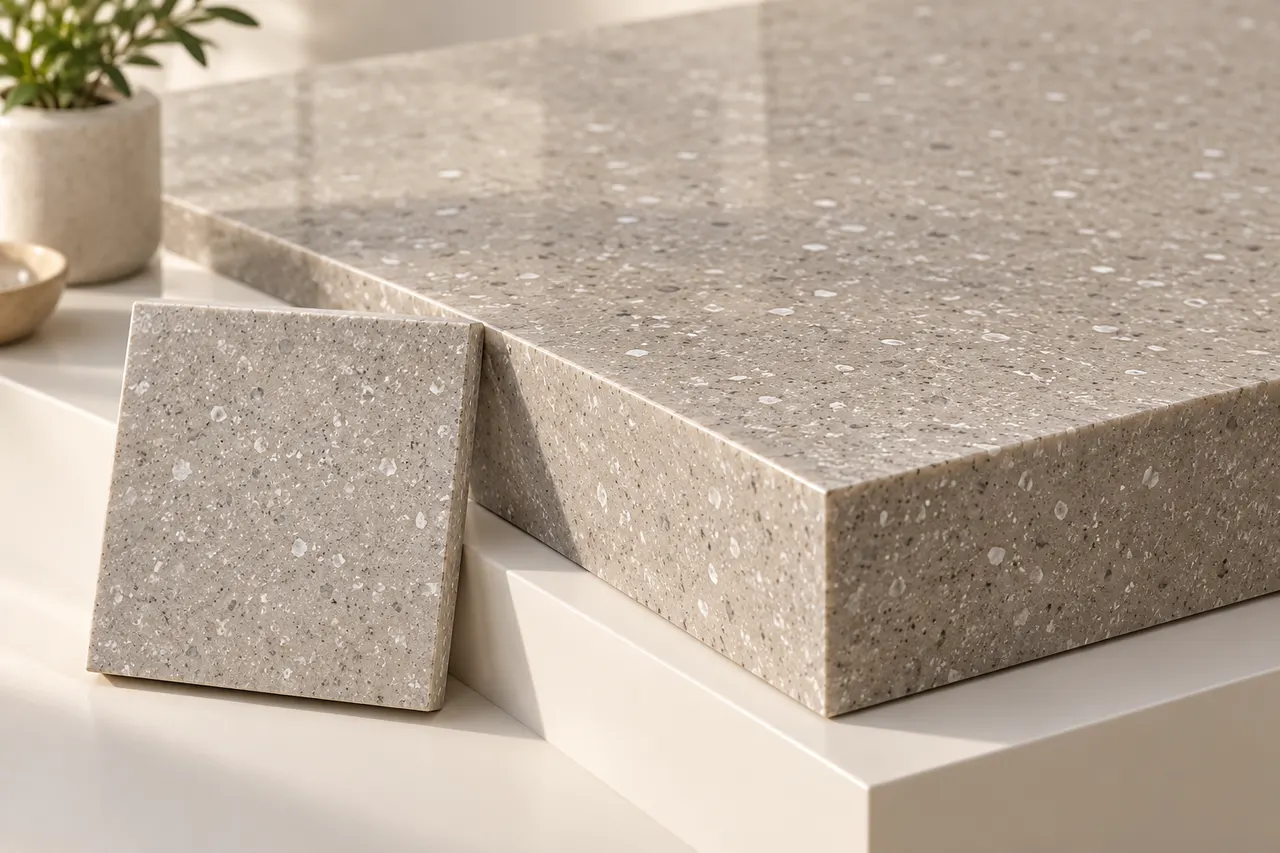 Quartz surface slabs — Mesquite