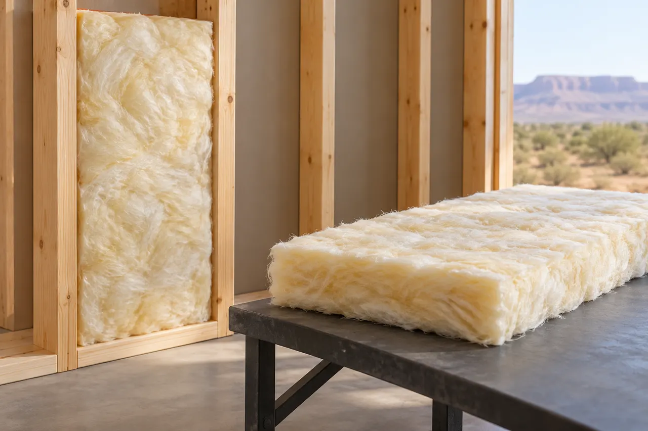 Fiberglass batt insulation — Mesquite