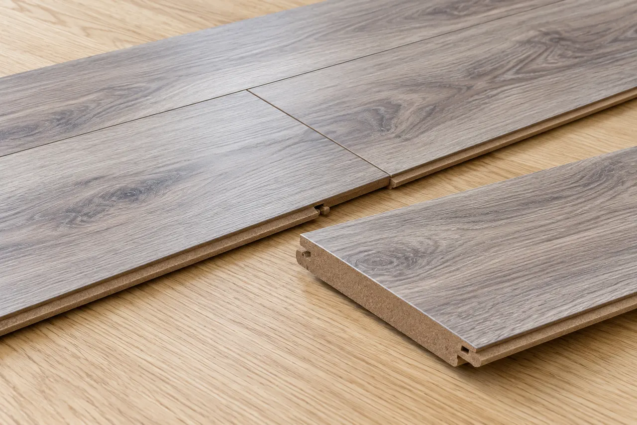 Laminated wood flooring — Mesquite
