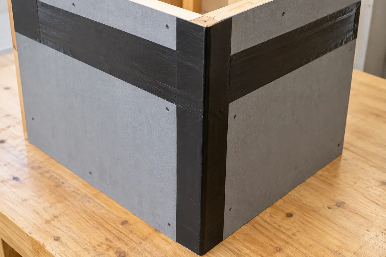 Integrated sheathing and seam treatment — Mesquite