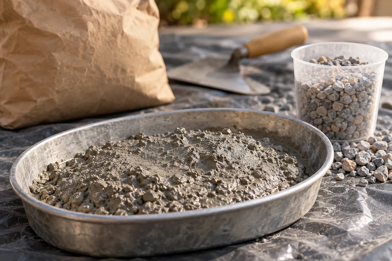 Bagged concrete mix reference — Midlothian