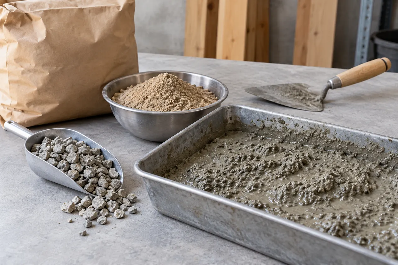 Bagged concrete mix reference — Midlothian